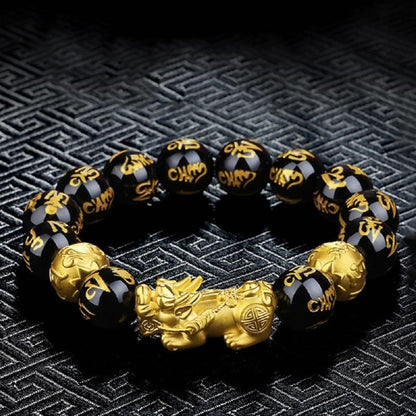 Combo 2 x 1  Pulsera + Medallón de Obsidiana