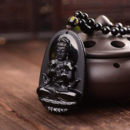 Combo 2 x 1  Pulsera + Medallón de Obsidiana